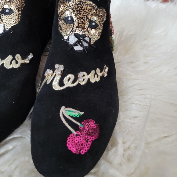 ****SOLD****Kate Spade New York Liverpool Embroidered Booties - Picture 3 of 7
